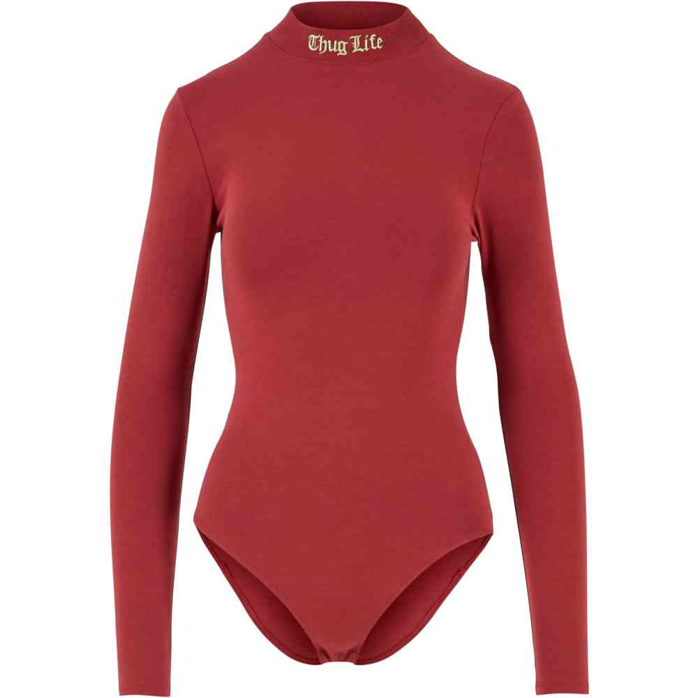 Thug Life - Statement Bodysuit - Rood